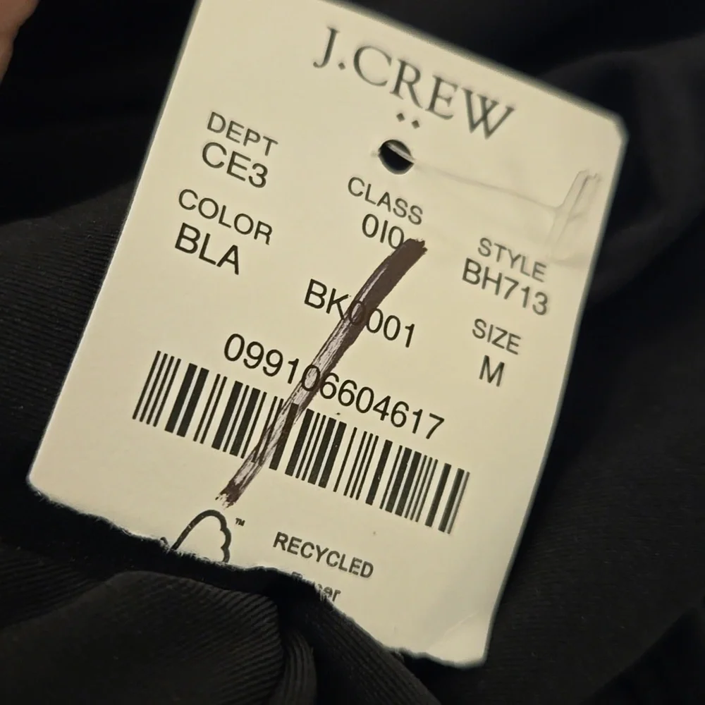 J. Crew V-Neck Ruched One-Piece Swimsuit Bathing Suit Small Medium Large Black - Picture 11 of 13